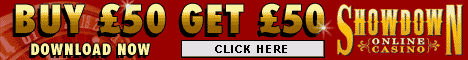Showdown Casino: Rated 3 Smileys
